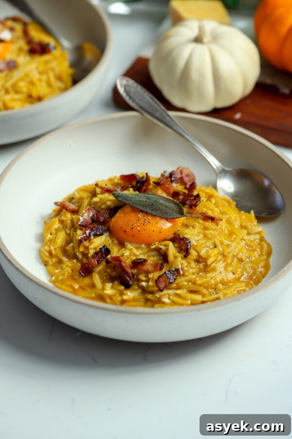 Pumpkin Orzo