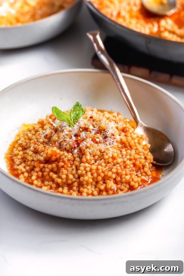 Tomato Pastina (Acini Di Pepe)