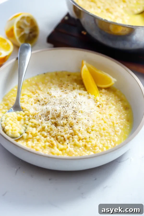 Lemon Parmesan Pastina
