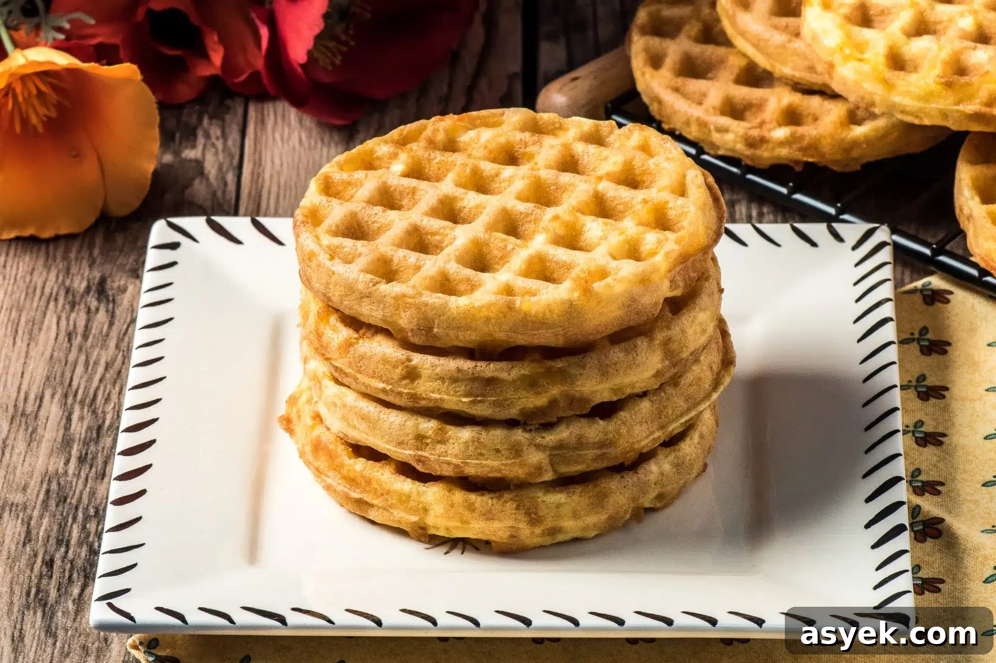 Chaffle cooked