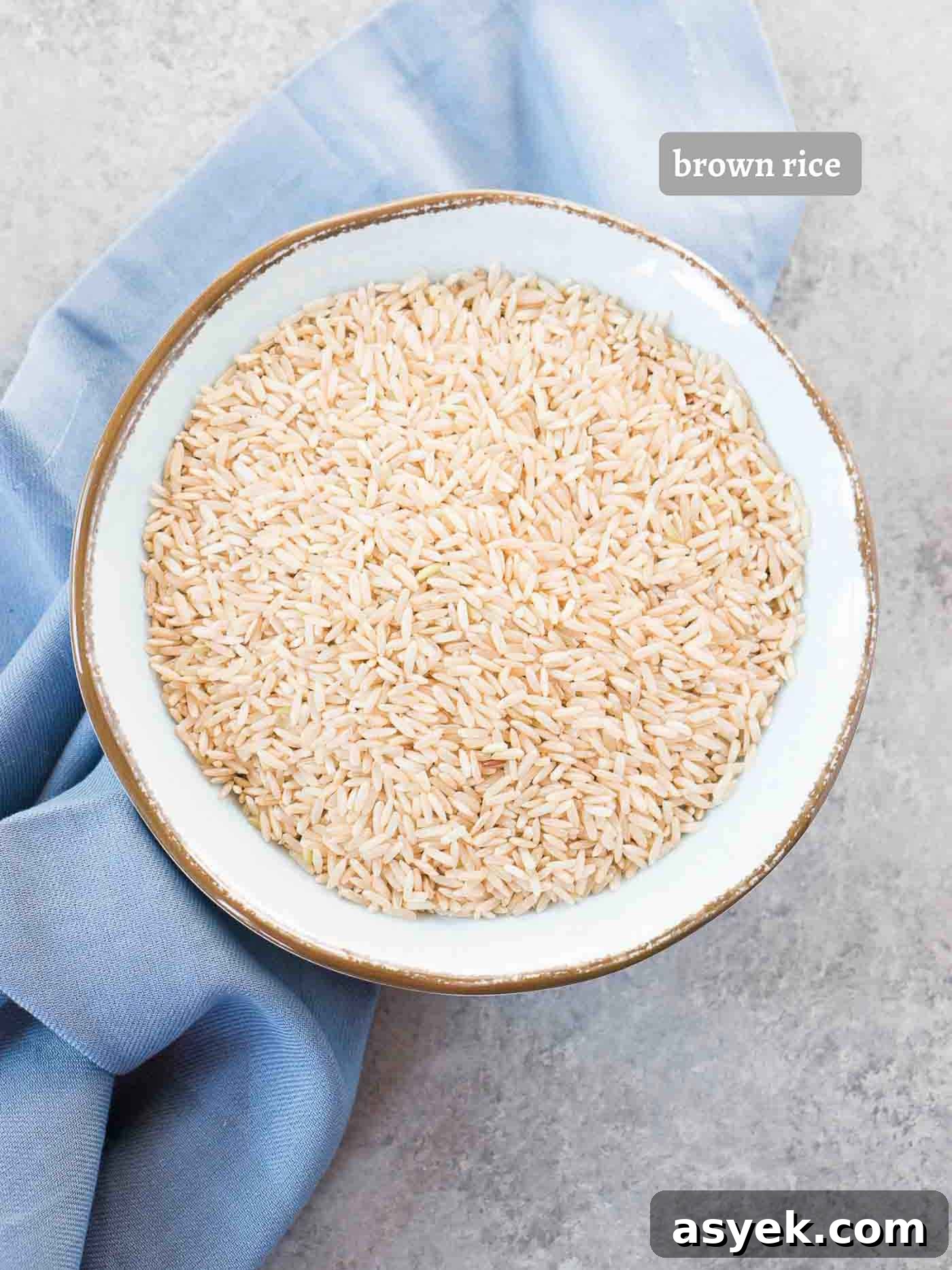 Fluffy Instant Pot Brown Rice in 20 Minutes 4 brown rice in a bowl