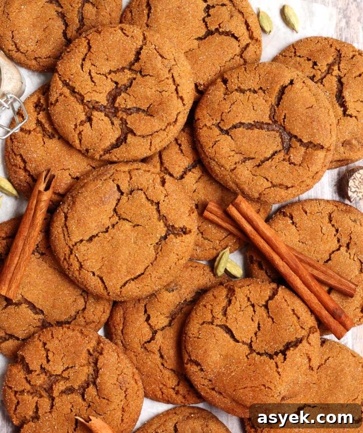 chai molasses cookies 