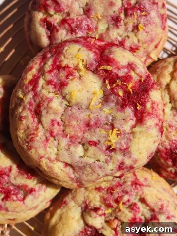 raspberry lemonade cookies