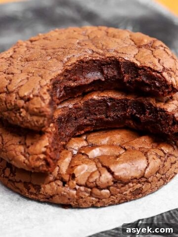 classic fudgy brownie cookies