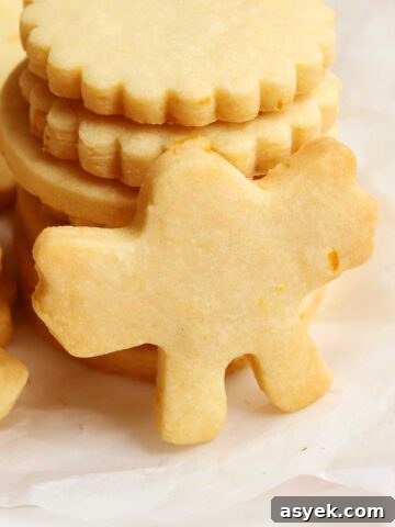 iced lemon shortbread cookies