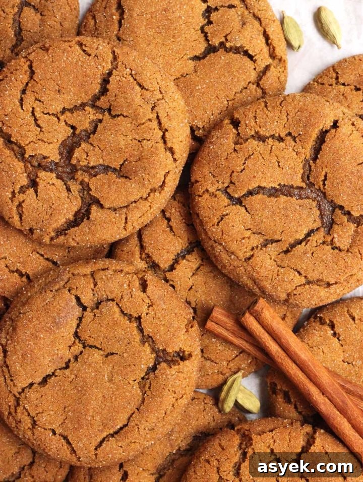 chai molasses cookies