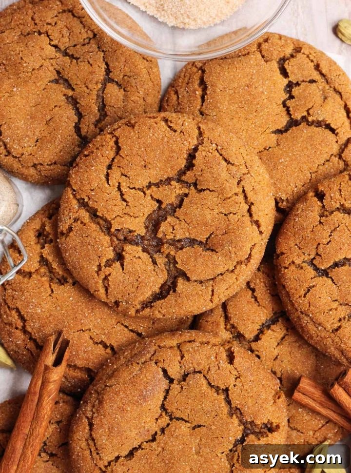 chai molasses cookies
