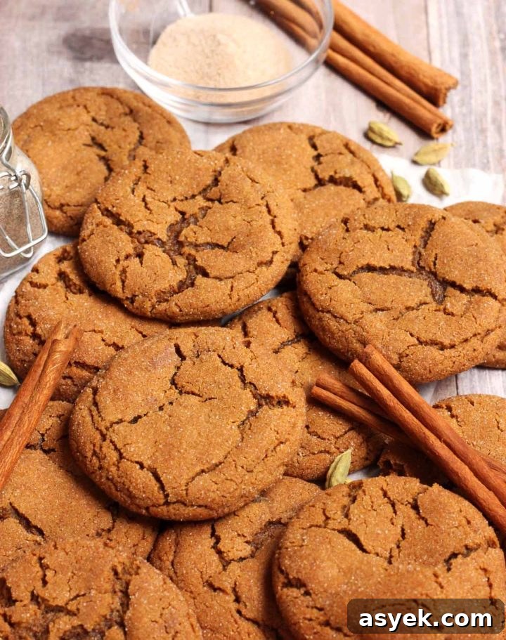 chai molasses cookies