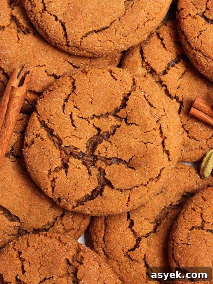 chai molasses cookies