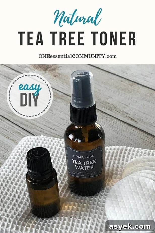 Essential oil toner for acne controls excess oil, shrinks appearance of pores, soothes skin, and reduces redness. {pimples, zits, whiteheads, blackheads, inflamed skin} essential oil recipe, essential oil DIY, natural skincare, homemade toner, doTERRA, Young Living