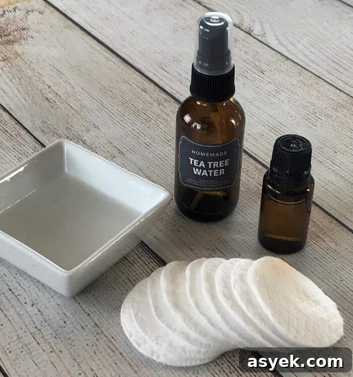 Essential oil toner for acne controls excess oil, shrinks appearance of pores, soothes skin, and reduces redness. {pimples, zits, whiteheads, blackheads, inflamed skin} #essentialoils #essentialoilrecipes #DIYfacetoner #DIYbeauty #essentialoiltoner #easyDIY #essentialoilsforskin #essentialoilsforacne