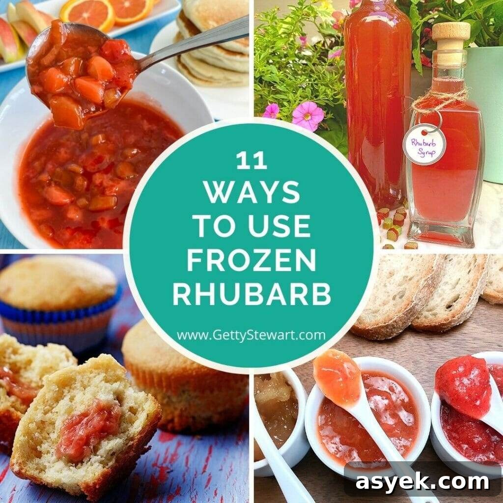 ways to use rhubarb