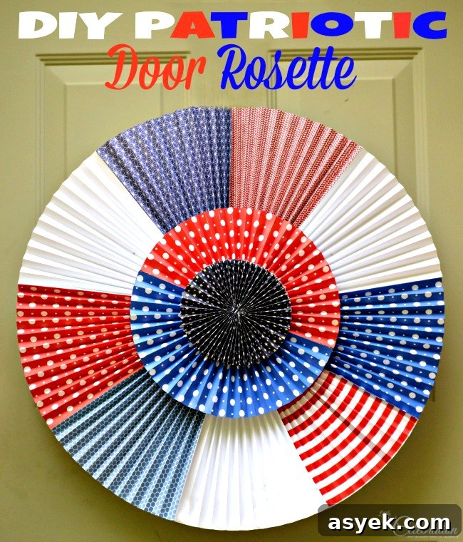 Image for DIY Patriotic Door Rosette