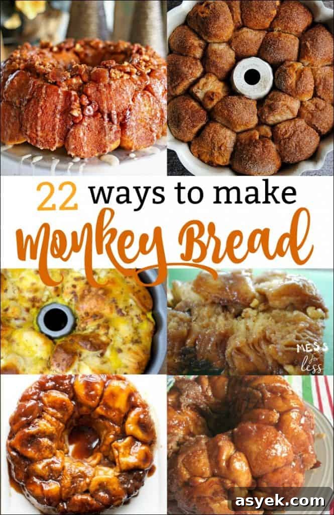 22 Monkey Bread Recipes: Sweet, Savory and Creative Ideas 2 Fun variations on traditional monkey bread recipes. Here are 22 ways to make monkey bread that the whole family will love!
