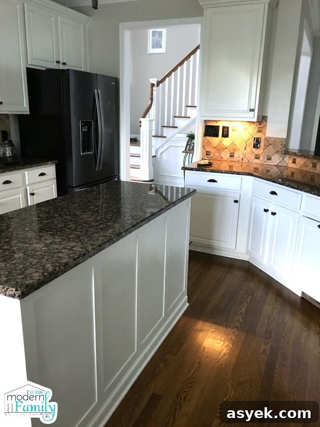 A large kitchen with stainless steel appliances