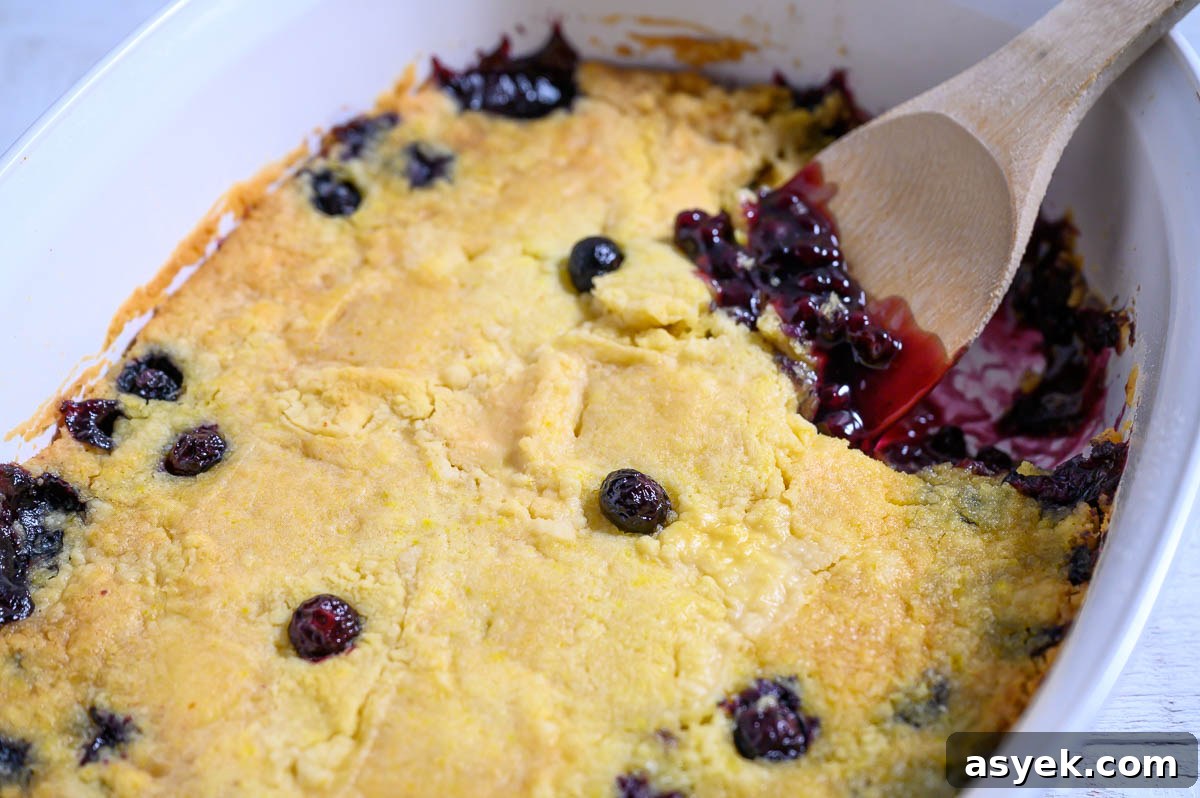 Zesty Lemon Cake with Blueberry Filling 7 4 Ingredient Lemon Blueberry Dump Cake