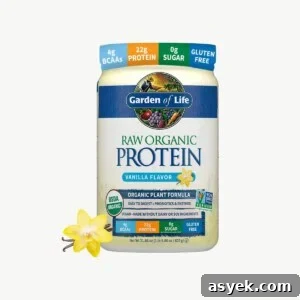 garden of life protein powder.