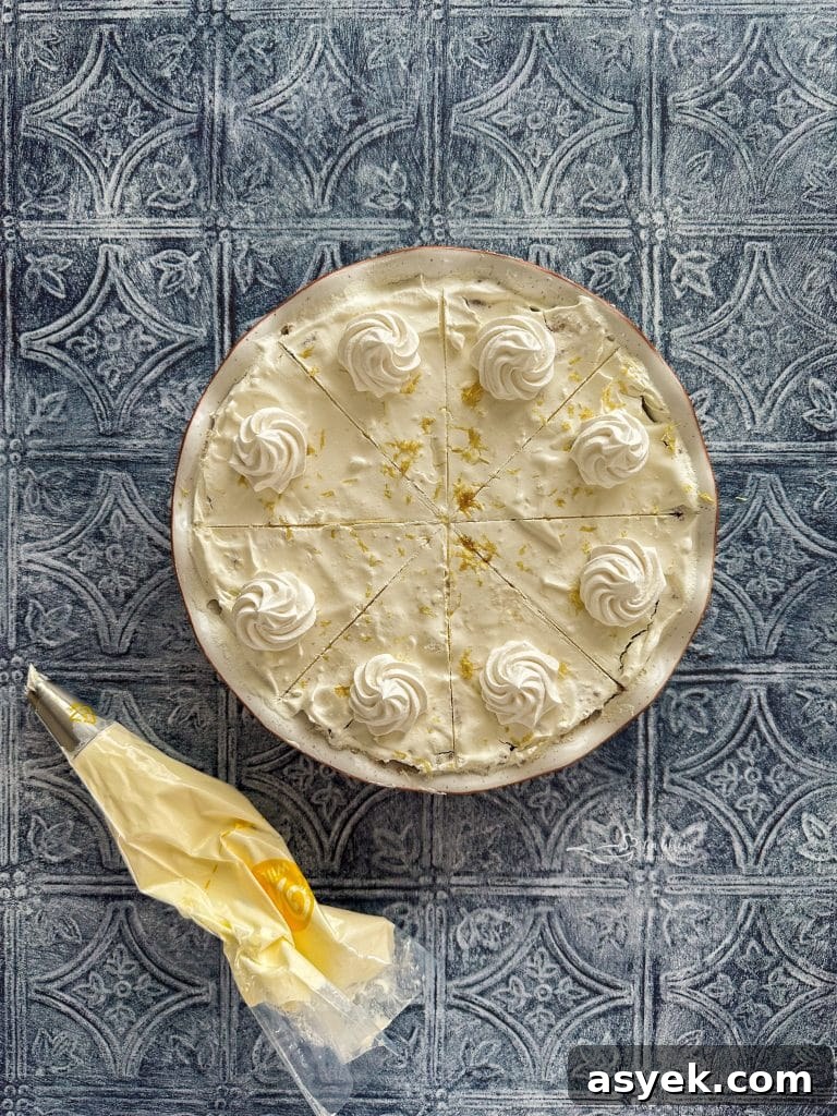 Slice on a cake server