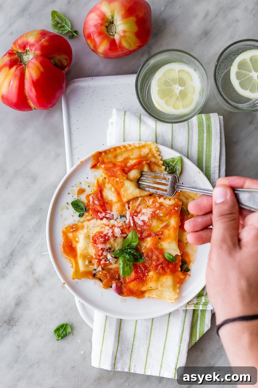 ricotta ravioli