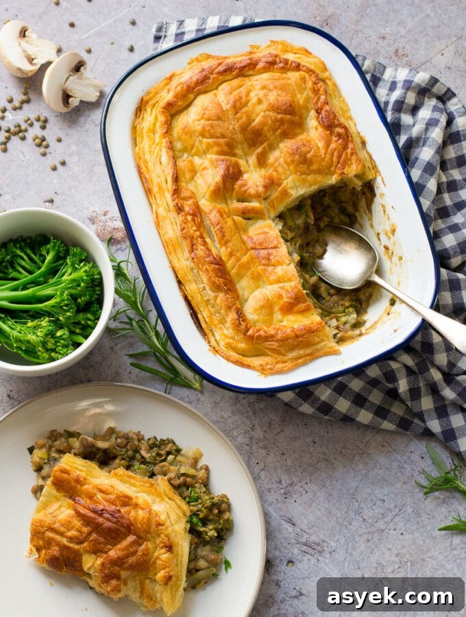 Vegan Puff Pastry Pie