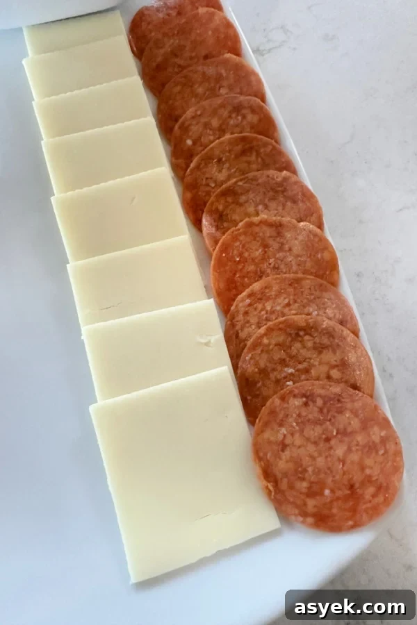 pepperoni and cheese