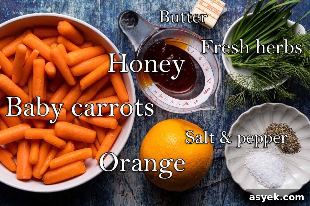 recipe ingredients on blue background