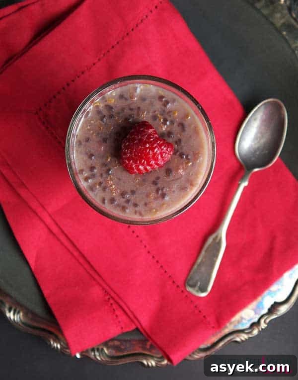 Raspberry White Chocolate Paleo and Vegan Tapioca Pudding {Gluten-Free}