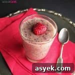 Raspberry White Chocolate Paleo and Vegan Tapioca Pudding {Gluten-Free}