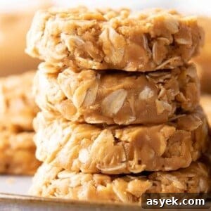 Easy Peanut Butter No Bake Cookies