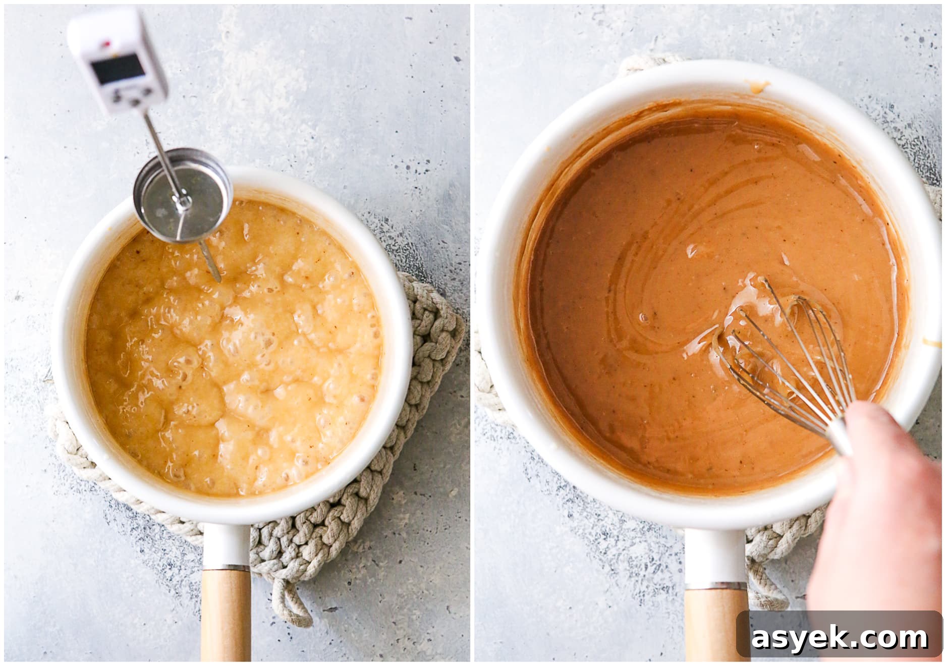 How to Make Caramel Apples: Homemade Recipe 6 cooking caramel sauce for caramel apples