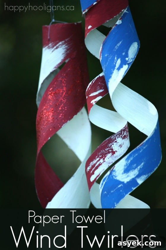 5 Canada Day Crafts Kids Will Love 4 Canada Day Craft - Paper Towel Roll Wind Twirlers