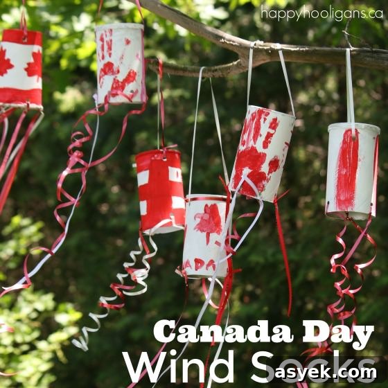 5 Canada Day Crafts Kids Will Love 7 Canada Day Wind Sock Craft for Kids - Happy Hooligans