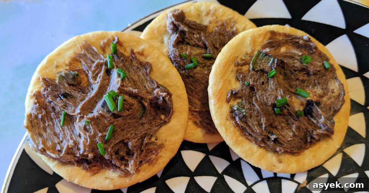 black garlic butter on bread