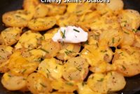 Crispy Cheesy Skillet Potatoes Recipe
