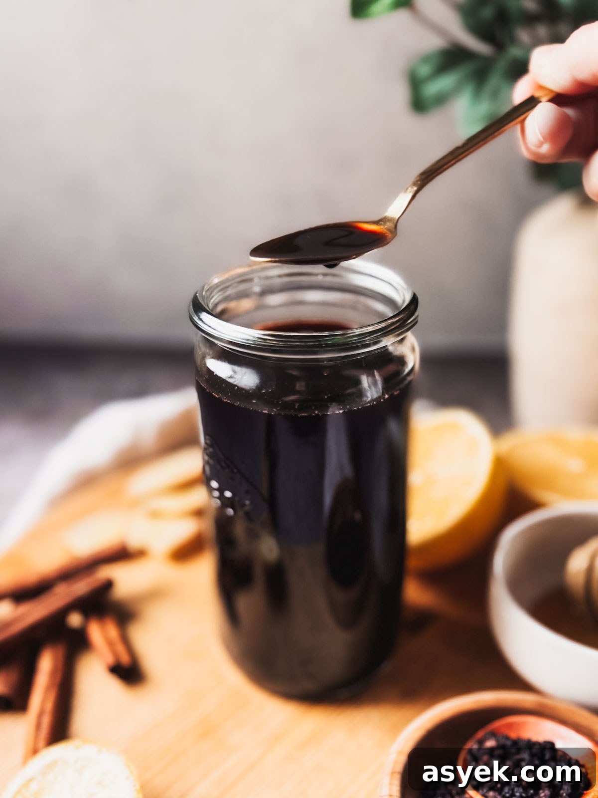 Elderberry Syrup Recipe: Homemade Step-by-Step Guide 5 Bottled elderberry syrup
