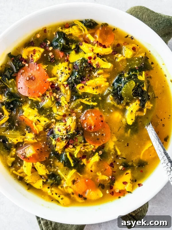 Elderberry Syrup Recipe: Homemade Step-by-Step Guide 6 Bowl of soup with turmeric and ginger.
