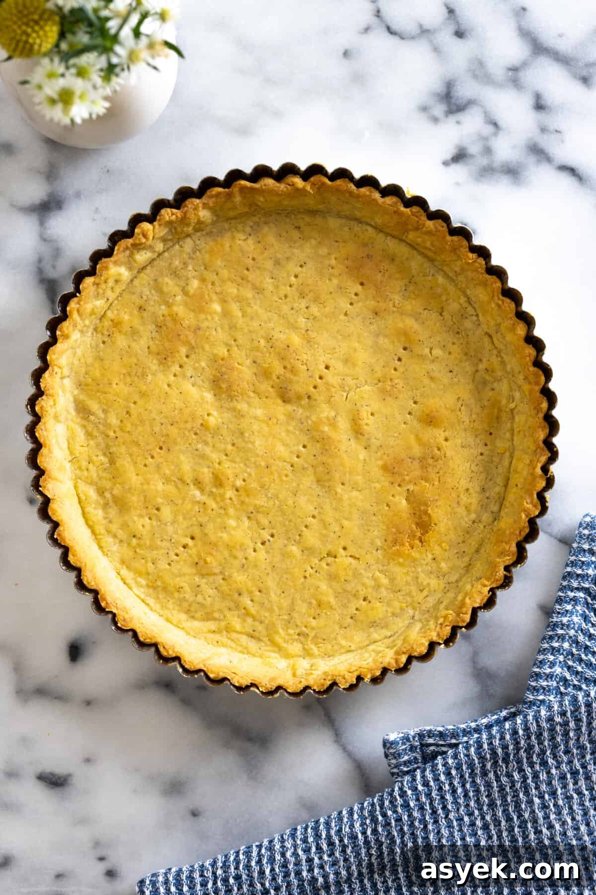 blind baked tart shell