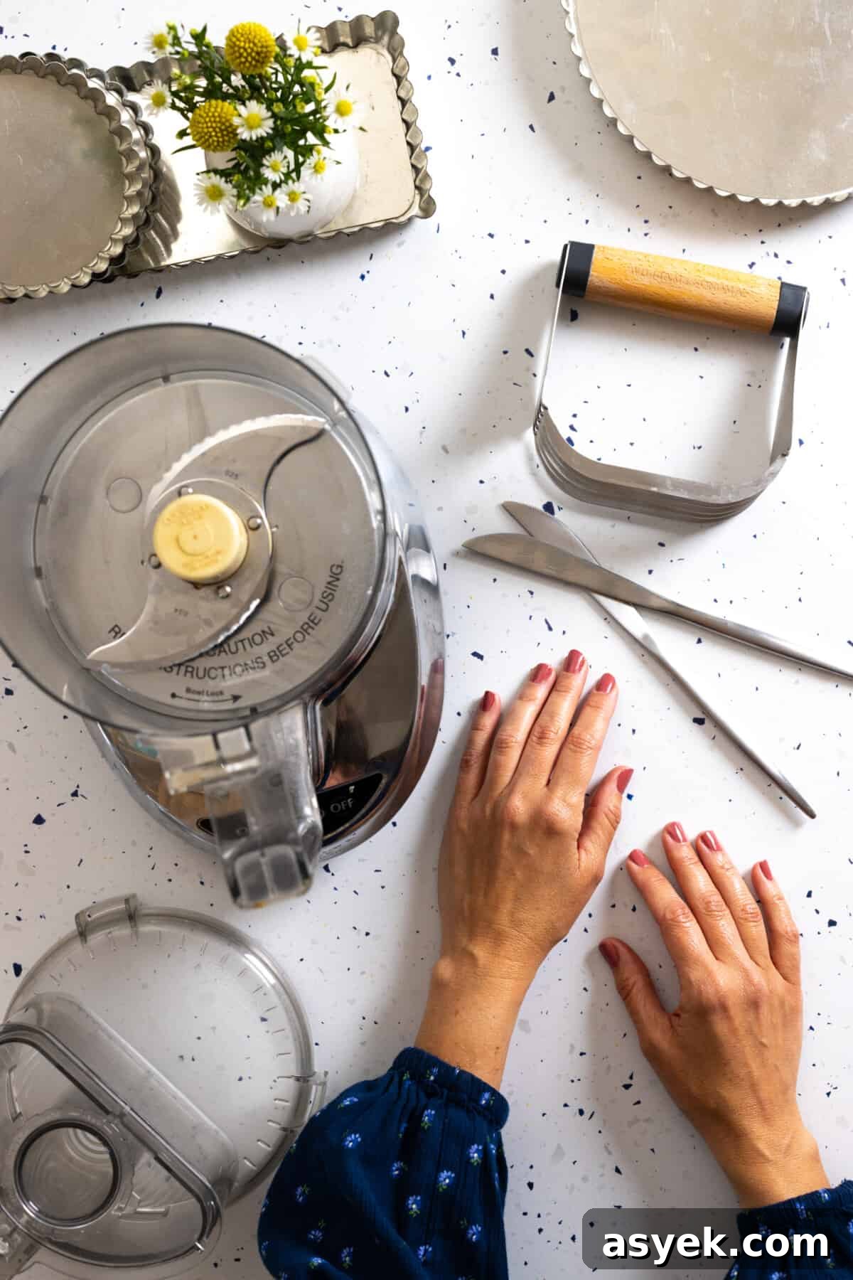 optional tools for making tart dough