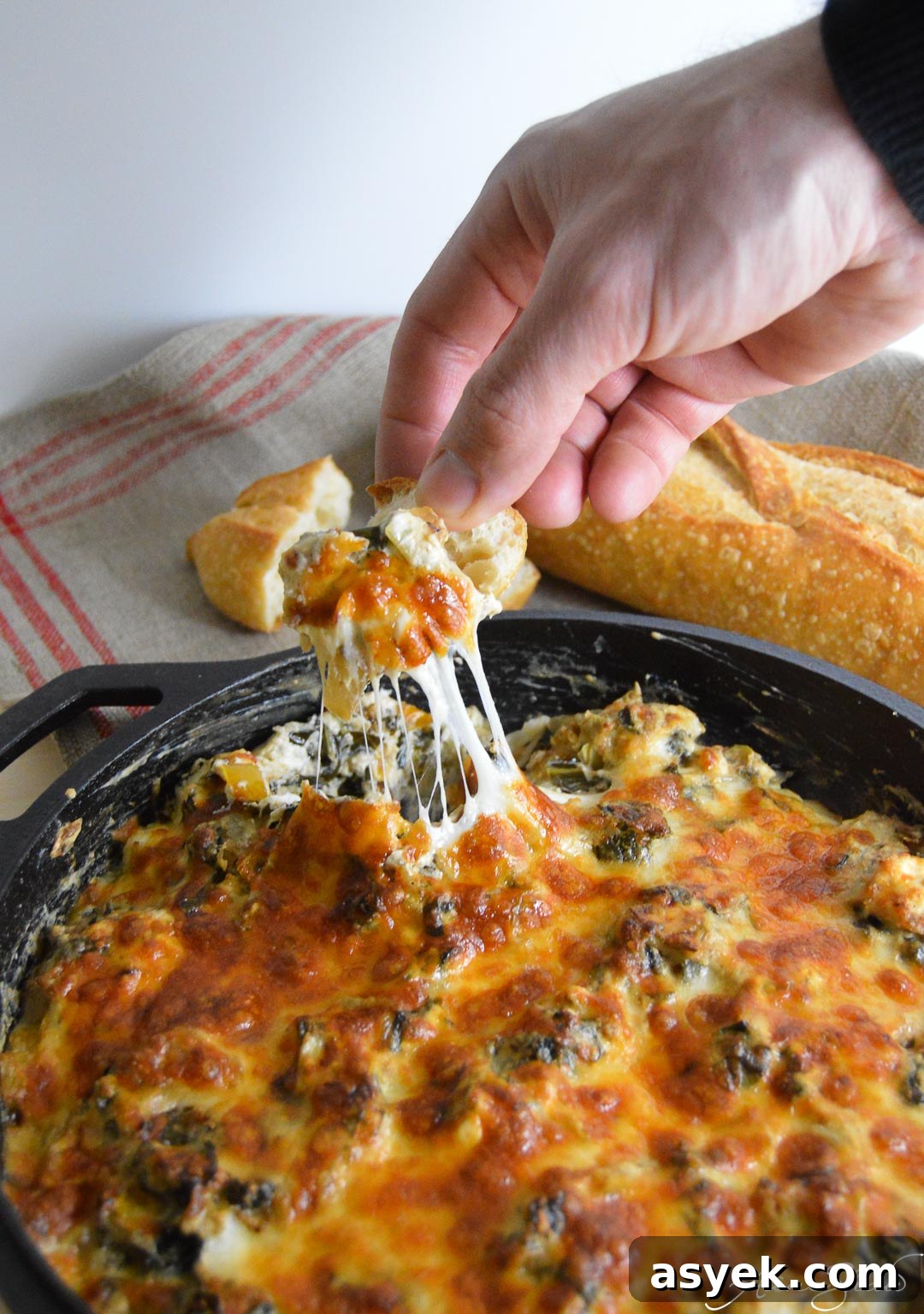 Creamy Collard Greens and Cheese Dip Recipe 9 Serving dip