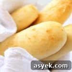 breadsticks in lined basket