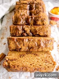 Cinnamon Swirl Paleo Pumpkin Banana Bread