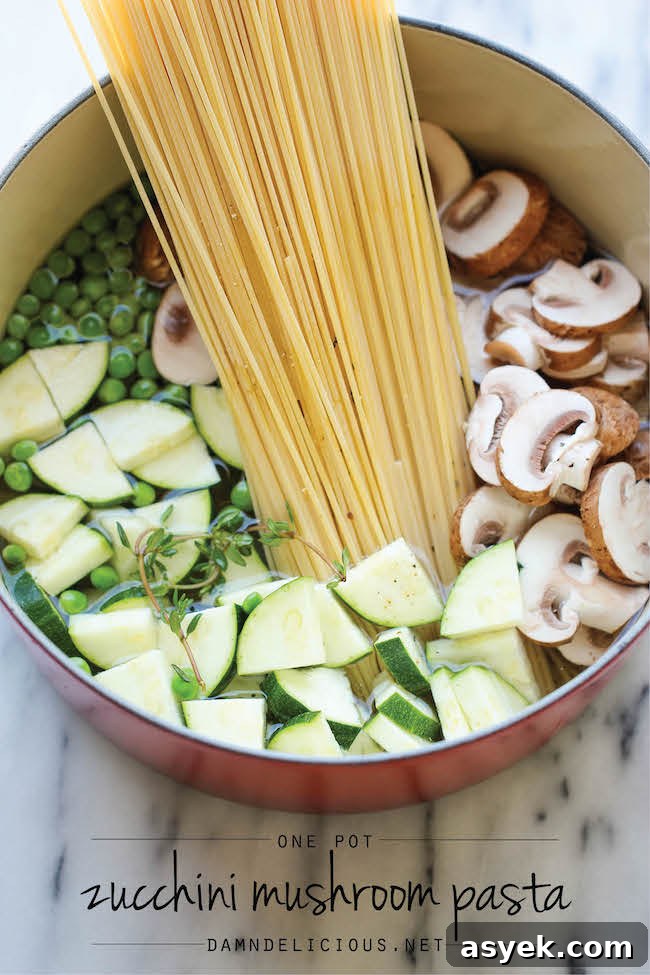 Over 25 Mushroom Recipes: Soups, Pastas, Mains 22 One Pot Zucchini Mushroom Pasta | 25+ mushroom recipes