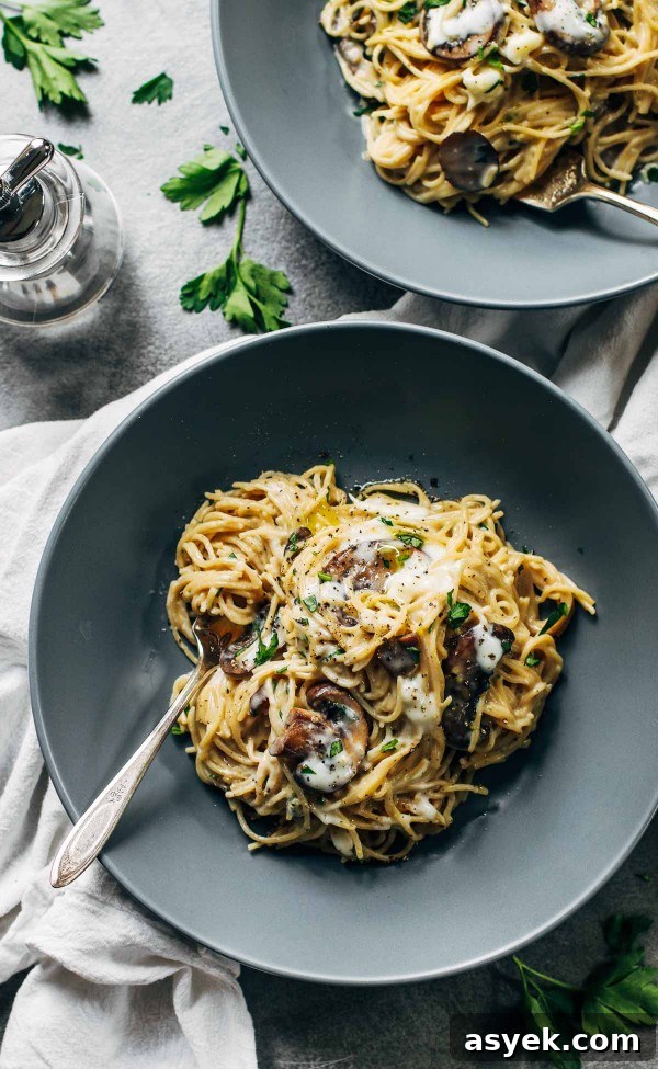 Over 25 Mushroom Recipes: Soups, Pastas, Mains 28 Creamy Garlic Herb Mushroom Spaghetti | 25+ mushroom recipes