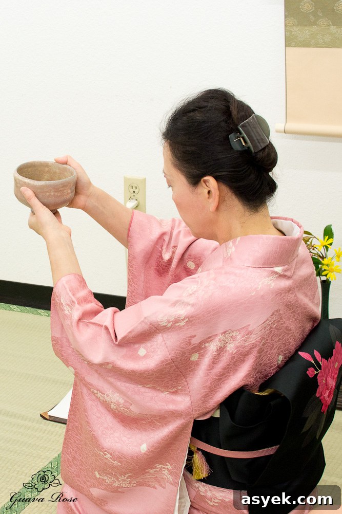 Receiving the tea