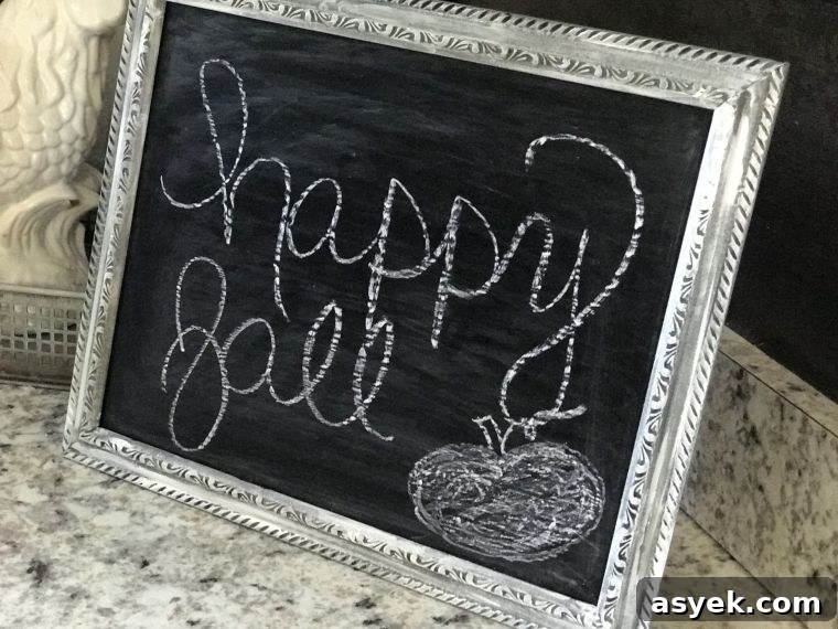 DIY Dollar Tree Chalkboard