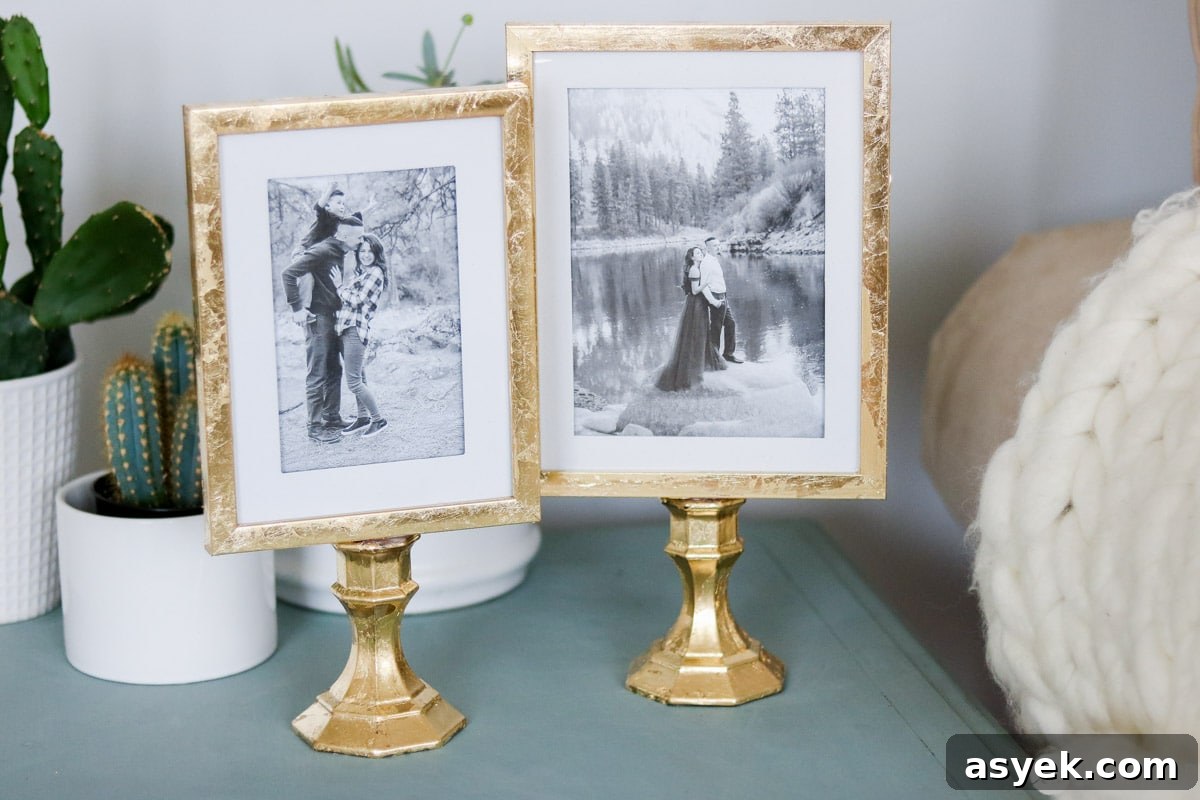 Gold Dollar Store Frame