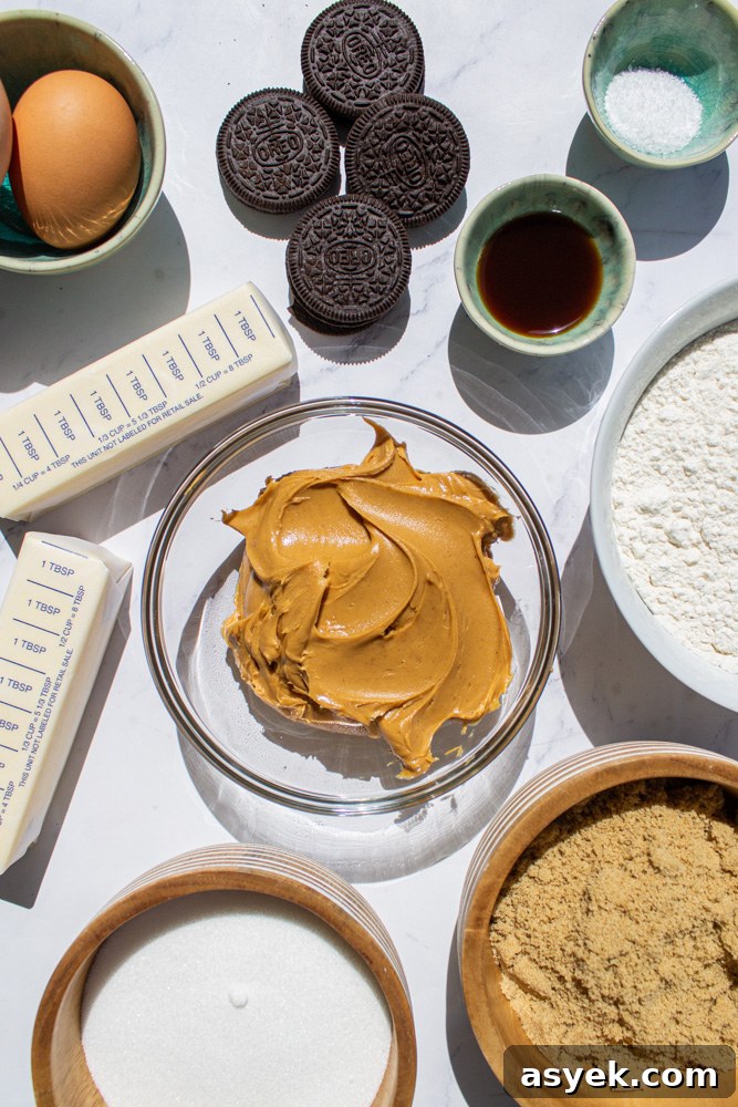 oreo peanut butter cookie ingredients