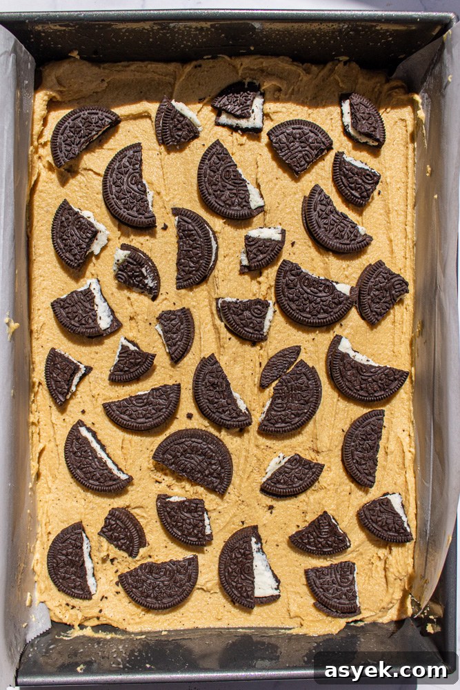 oreo peanut butter cookie bars