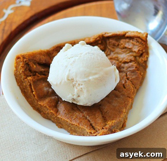 Crustless Pumpkin Pie