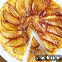 Apple Tarte Tatin on a plate